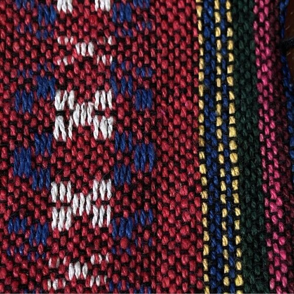 Hippie Festival Boho Colorful Shoulder Bag Women’s M Elephant Detail Tassels - Picture 9 of 11